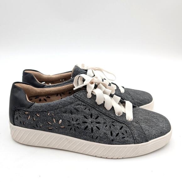 Soul Naturalizer Neela-Perf Lace Up Sneakers Women's Black Size US9.5M EU40.5 - Picture 3 of 12